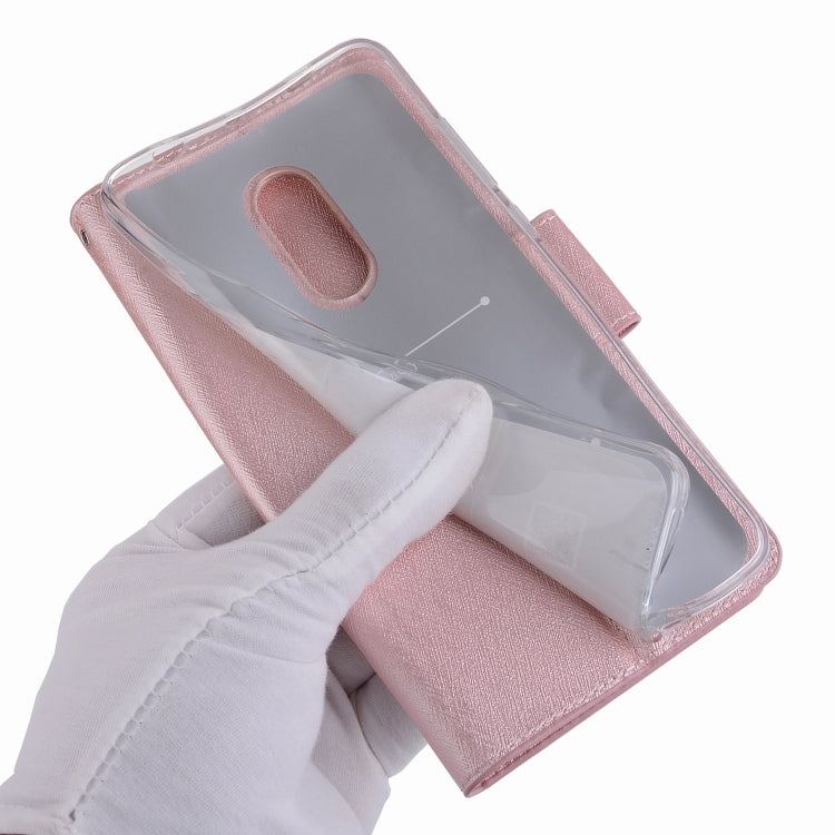 For Xiaomi Redmi 8 Silk Texture Horizontal Flip Leather Case with Holder & Card Slots & Wallet & Photo Frame