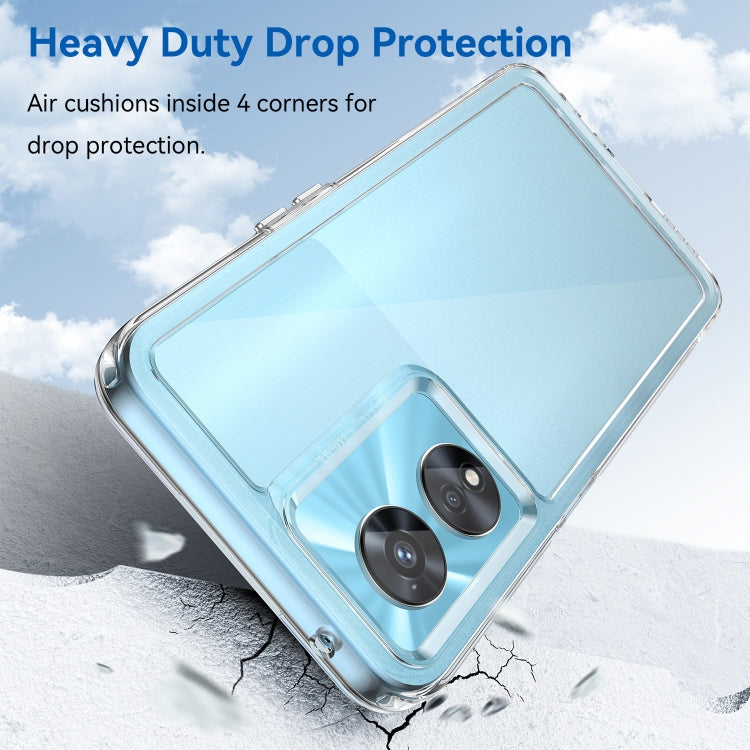 For OPPO A97 5G Colorful Series Acrylic + TPU Phone Case