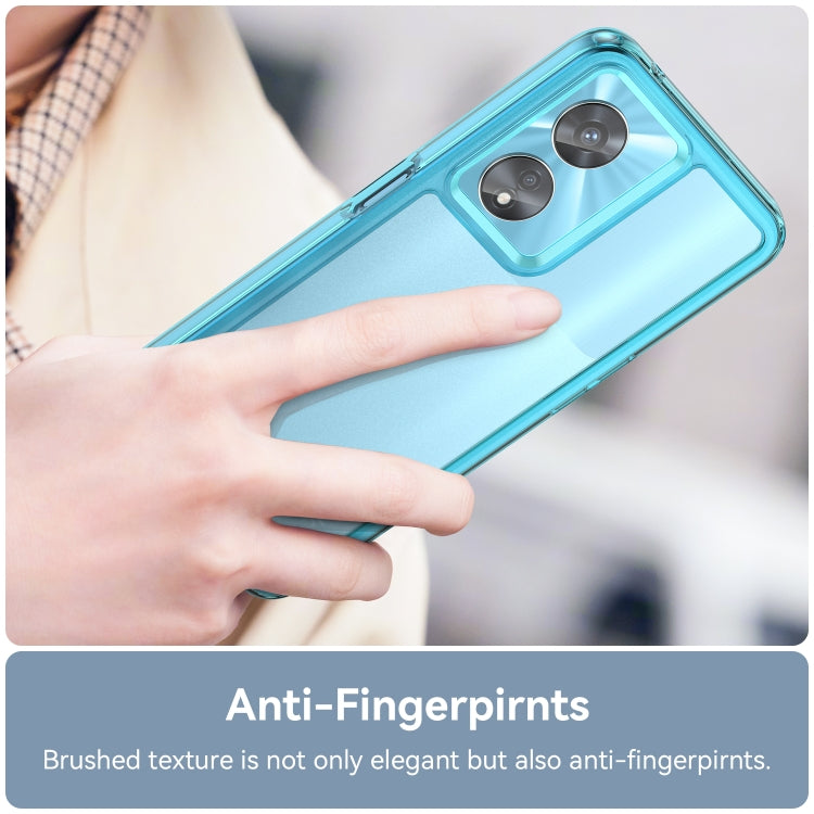For OPPO A97 5G Colorful Series Acrylic + TPU Phone Case