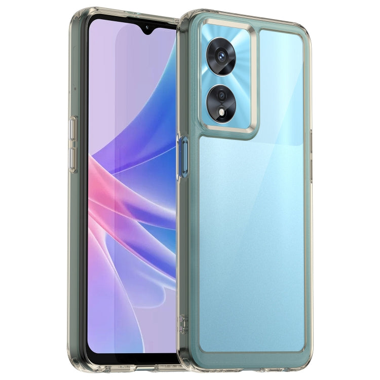 For OPPO A97 5G Colorful Series Acrylic + TPU Phone Case