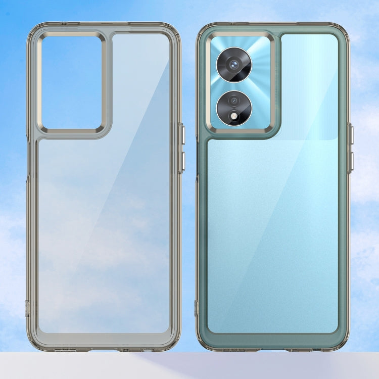 For OPPO A97 5G Colorful Series Acrylic + TPU Phone Case