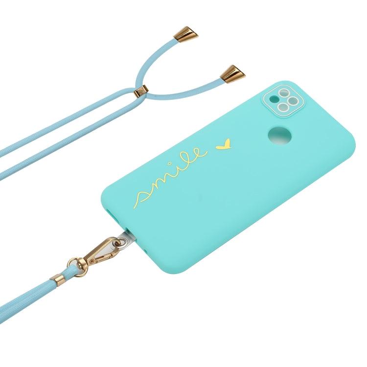 For Realme C25 / C25S / Narzo 30A Gilding Line TPU Phone Case with Strap