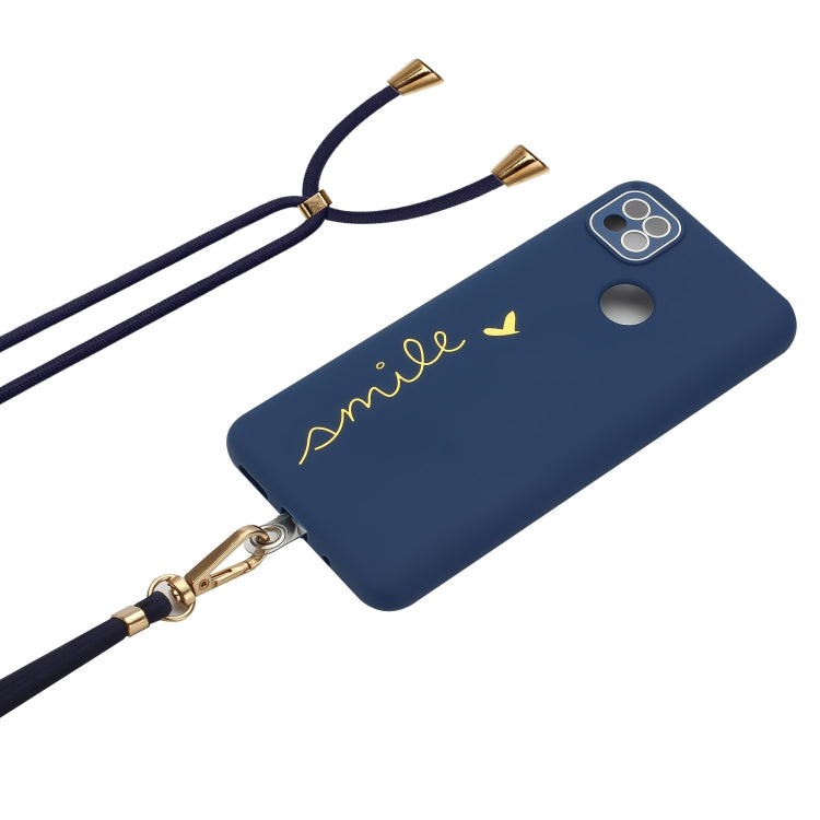 For Realme C25 / C25S / Narzo 30A Gilding Line TPU Phone Case with Strap