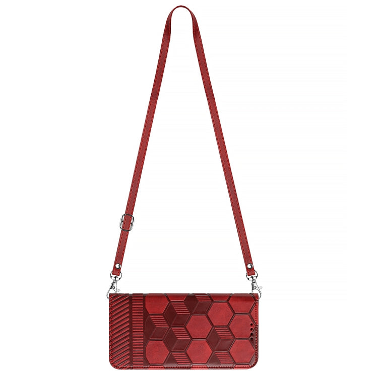 For Xiaomi Redmi Note 11T Pro Crossbody Football Texture Magnetic PU Phone Case