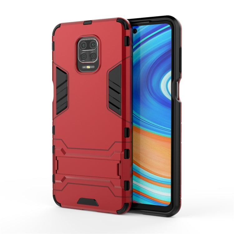For Xiaomi Redmi Note 9 Pro Max Shockproof PC + TPU Protective Case with Invisible Holder