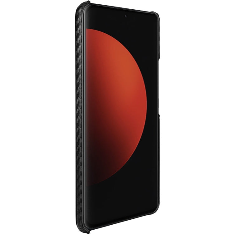 For Xiaomi 12S Ultra 5G IMAK Ruiyi Series Carbon Fiber PU + PC Phone Case(Black)