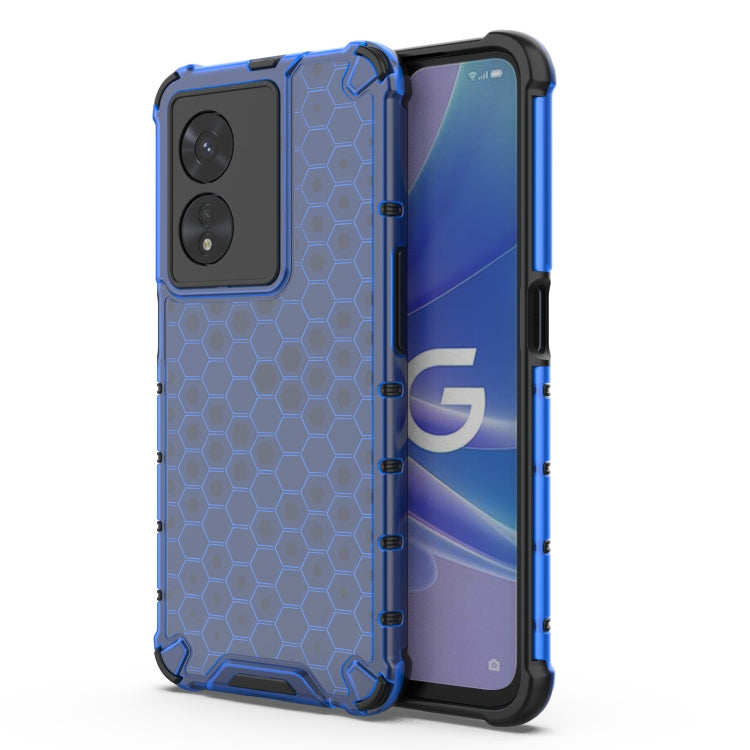 For OPPO A97 5G Shockproof Honeycomb PC + TPU Phone Case
