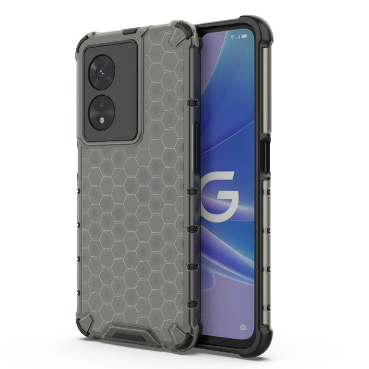 For OPPO A97 5G Shockproof Honeycomb PC + TPU Phone Case