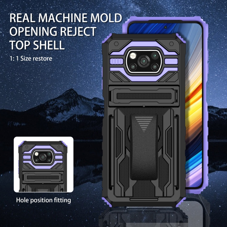 For Xiaomi Poco X3 King Kong Back Clip Series Holder Phone Case