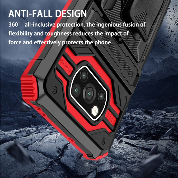 For Xiaomi Poco X3 King Kong Back Clip Series Holder Phone Case