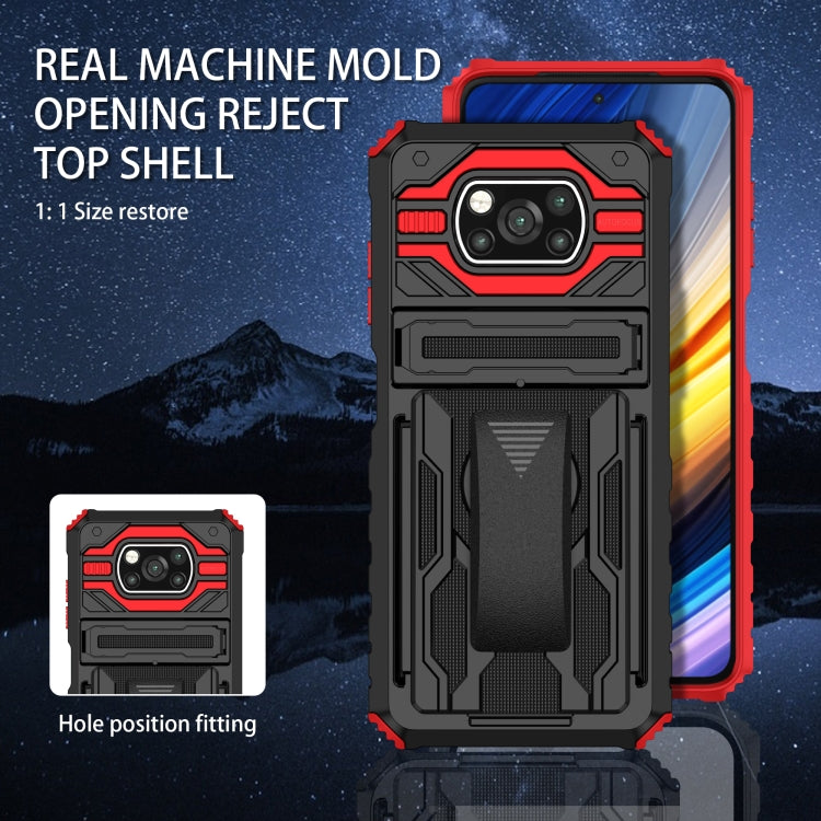 For Xiaomi Poco X3 King Kong Back Clip Series Holder Phone Case