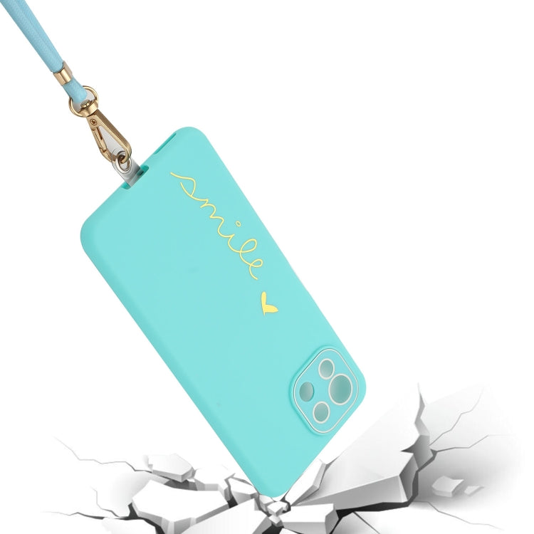 For Xiaomi Mi 11 Lite 5G / 4G Gilding Line TPU Phone Case with Strap