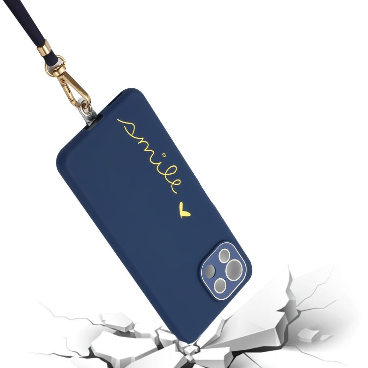 For Xiaomi Mi 11 Lite 5G / 4G Gilding Line TPU Phone Case with Strap