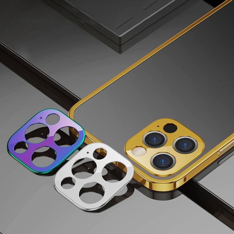 For iPhone 12 Pro Electroplated Glossy Stainless Steel Phone Case