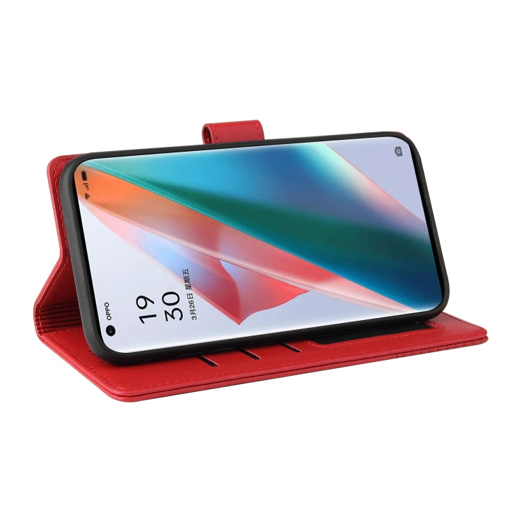 For OPPO Find X3 Pro GQUTROBE Skin Feel Magnetic Leather Phone Case