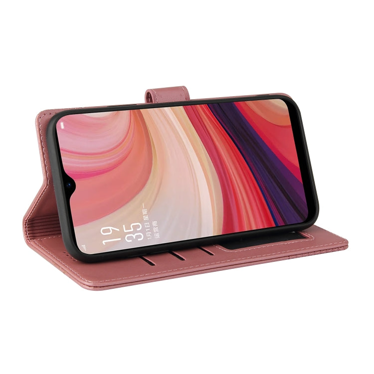 For OPPO A7 2018 GQUTROBE Skin Feel Magnetic Leather Phone Case