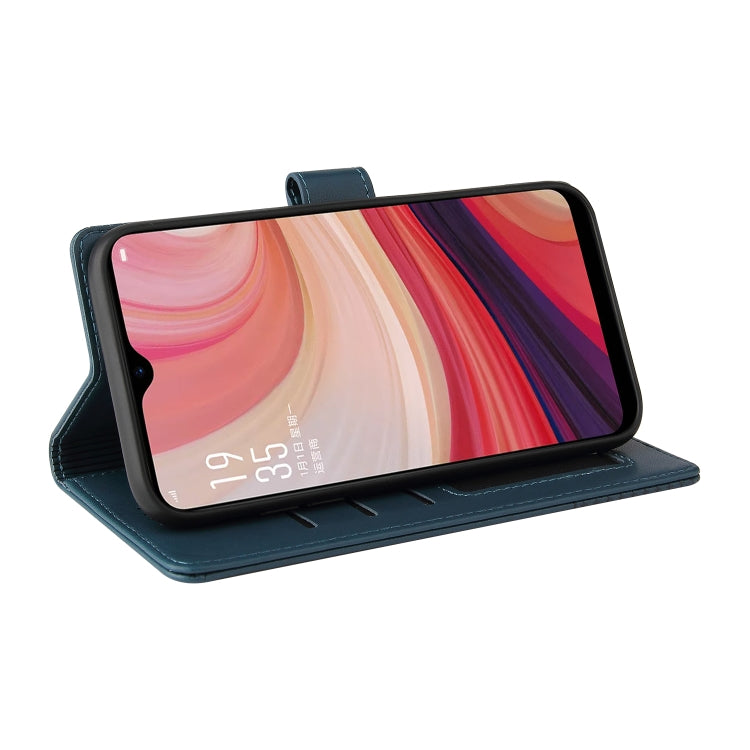 For OPPO A7 2018 GQUTROBE Skin Feel Magnetic Leather Phone Case