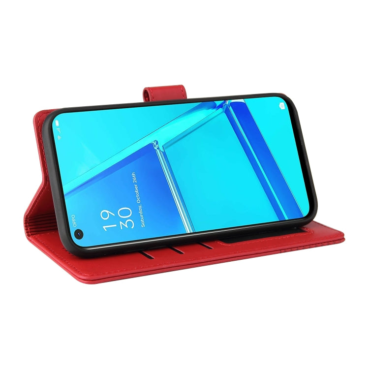 For OPPO A52 GQUTROBE Skin Feel Magnetic Leather Phone Case