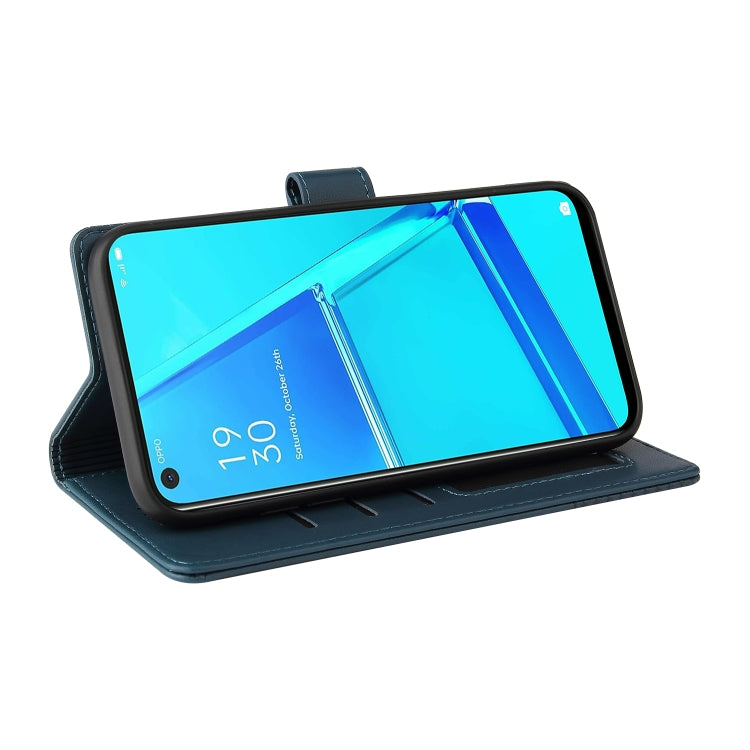 For OPPO A52 GQUTROBE Skin Feel Magnetic Leather Phone Case