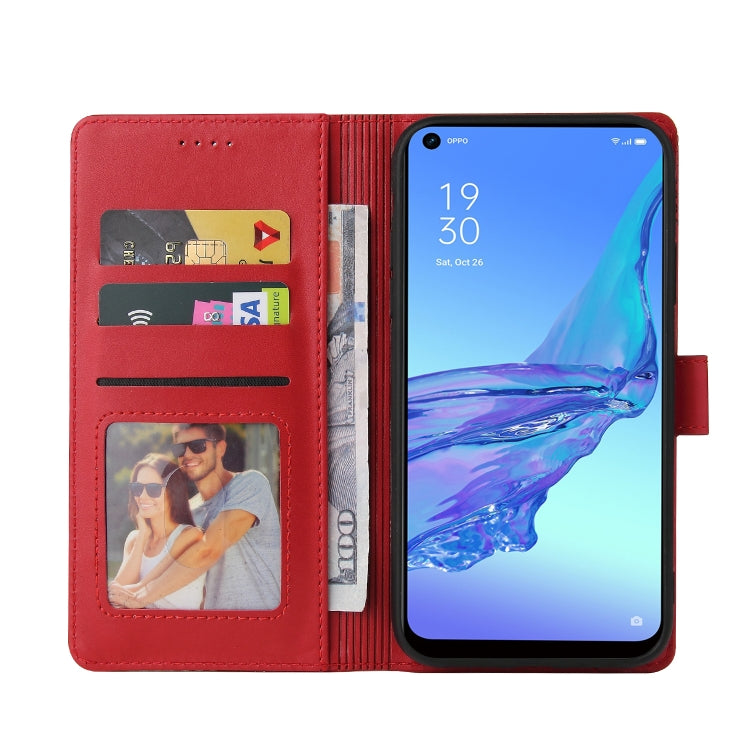 For OPPO A53 GQUTROBE Skin Feel Magnetic Leather Phone Case