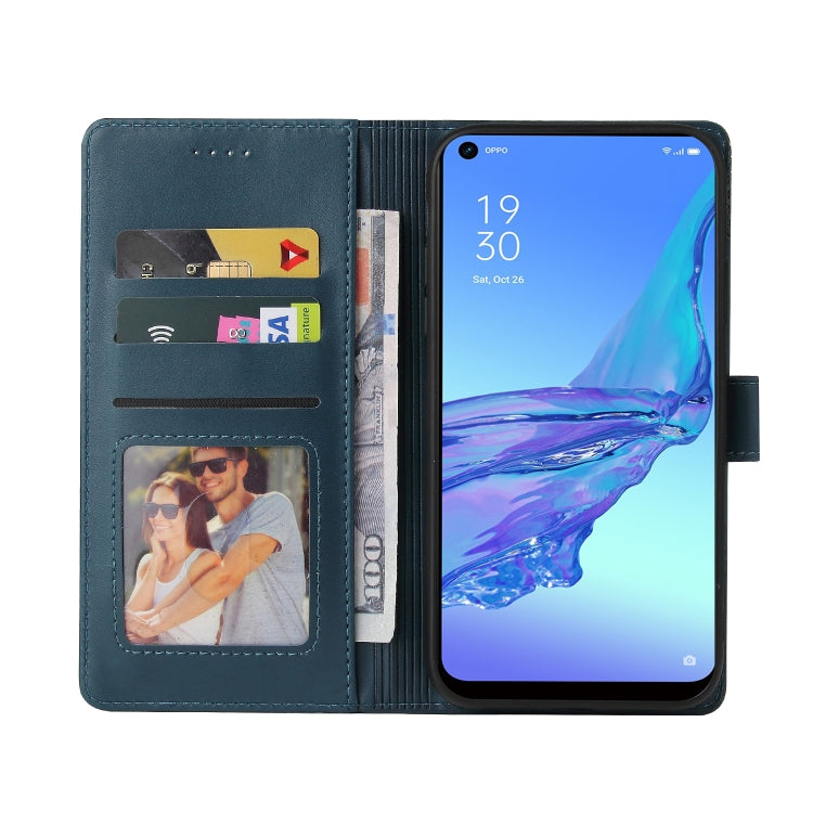 For OPPO A53 GQUTROBE Skin Feel Magnetic Leather Phone Case