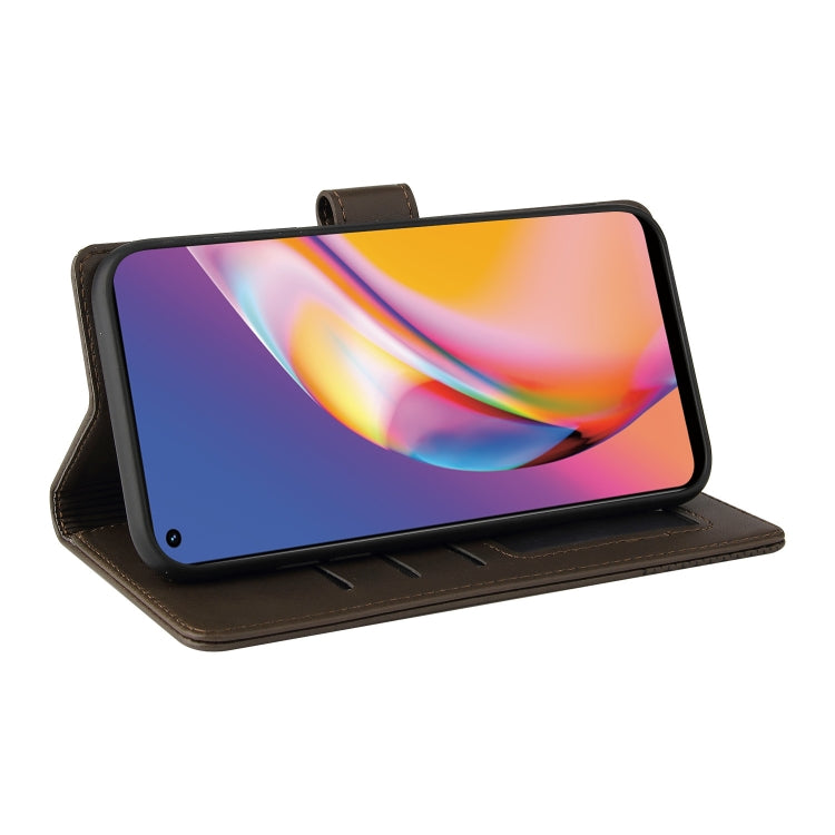 For OPPO A94 GQUTROBE Skin Feel Magnetic Leather Phone Case