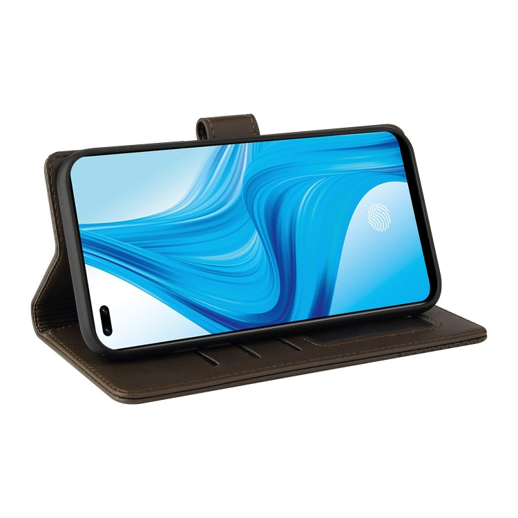 For OPPO F17 Pro / A93 GQUTROBE Skin Feel Magnetic Leather Phone Case