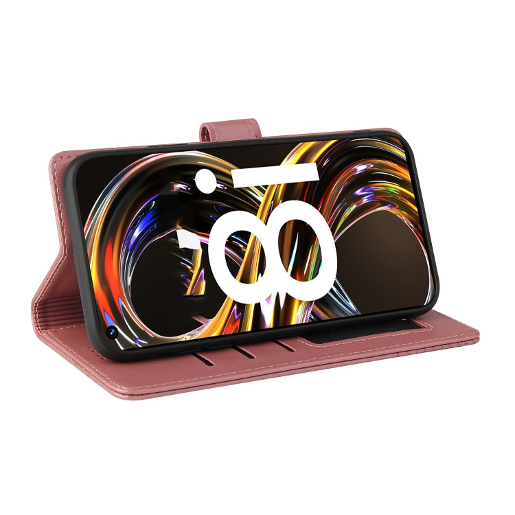 For Realme 8i GQUTROBE Skin Feel Magnetic Leather Phone Case