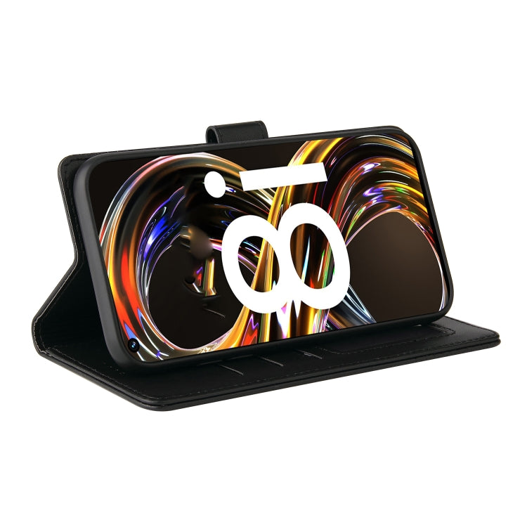 For Realme 8i GQUTROBE Skin Feel Magnetic Leather Phone Case