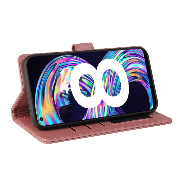 For Realme 8 GQUTROBE Skin Feel Magnetic Leather Phone Case