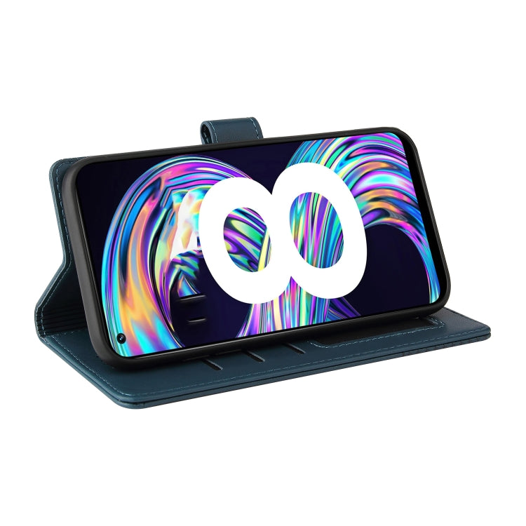 For Realme 8 GQUTROBE Skin Feel Magnetic Leather Phone Case