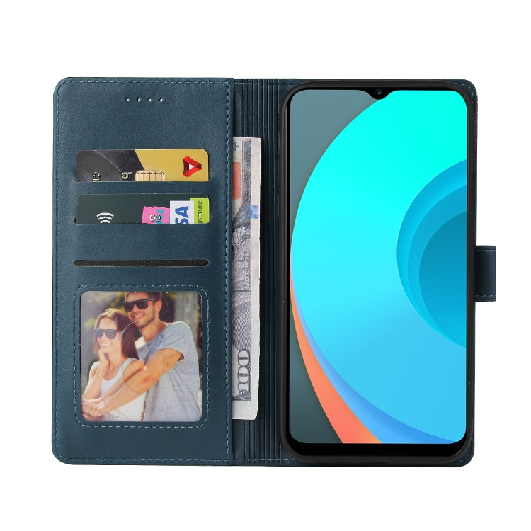 For Realme C11 GQUTROBE Skin Feel Magnetic Leather Phone Case