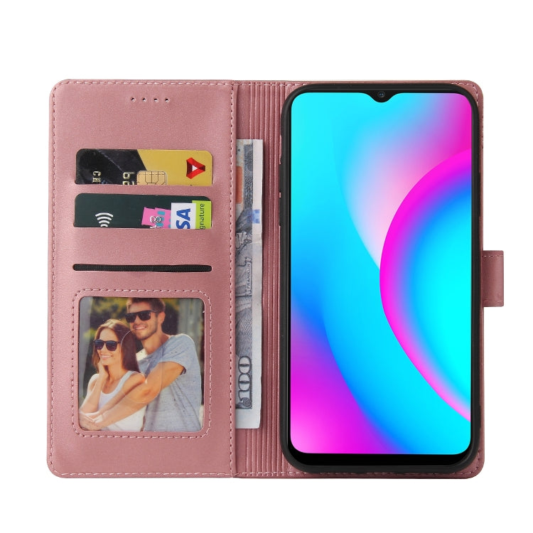 For Realme C15 GQUTROBE Skin Feel Magnetic Leather Phone Case