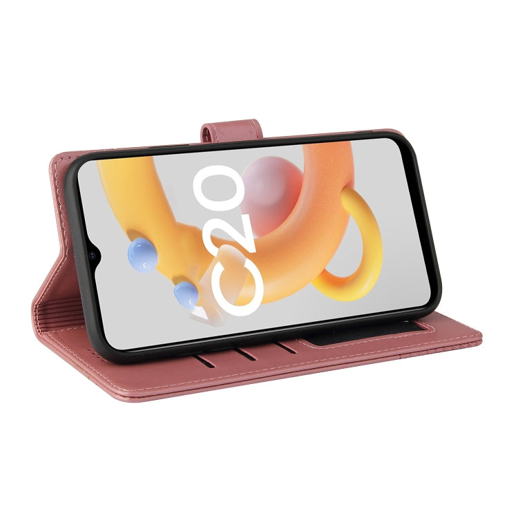 For Realme C20 GQUTROBE Skin Feel Magnetic Leather Phone Case