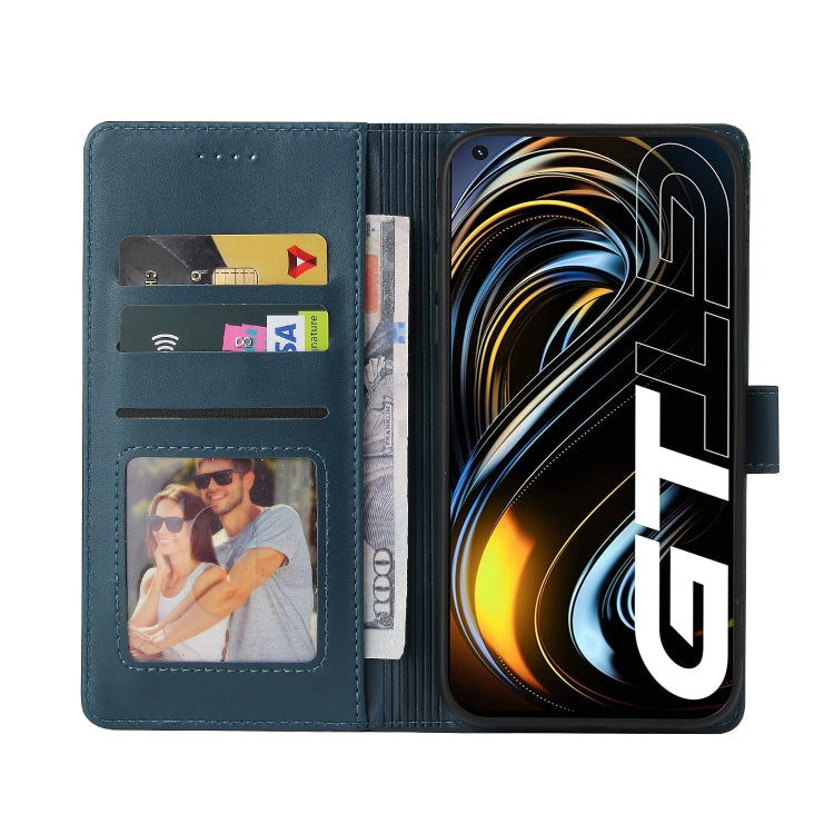 For Realme GT 5G GQUTROBE Skin Feel Magnetic Leather Phone Case