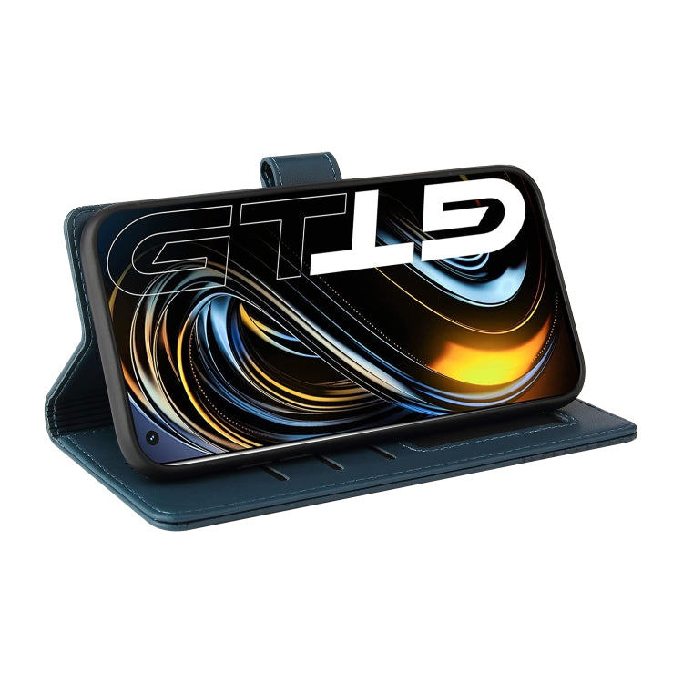 For Realme GT 5G GQUTROBE Skin Feel Magnetic Leather Phone Case