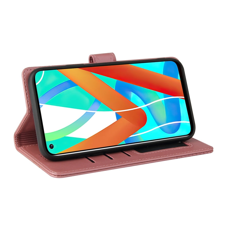 For Realme V13 5G GQUTROBE Skin Feel Magnetic Leather Phone Case