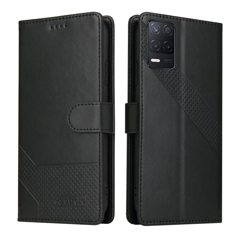 For Realme V13 5G GQUTROBE Skin Feel Magnetic Leather Phone Case