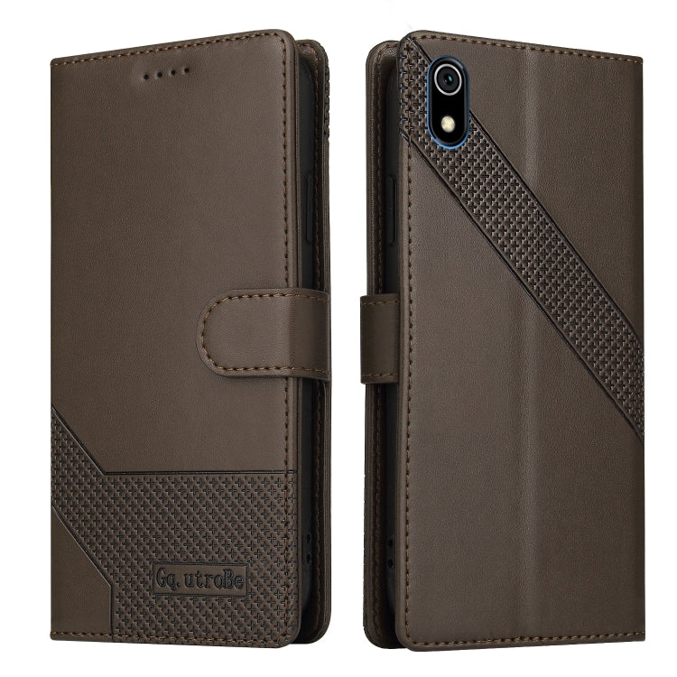 For Xiaomi Redmi 7A GQUTROBE Skin Feel Magnetic Leather Phone Case