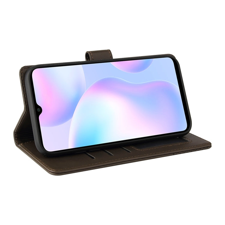 For Xiaomi Redmi 9A GQUTROBE Skin Feel Magnetic Leather Phone Case