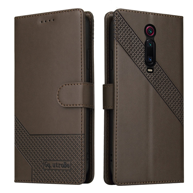 For Xiaomi Redmi K20 GQUTROBE Skin Feel Magnetic Leather Phone Case
