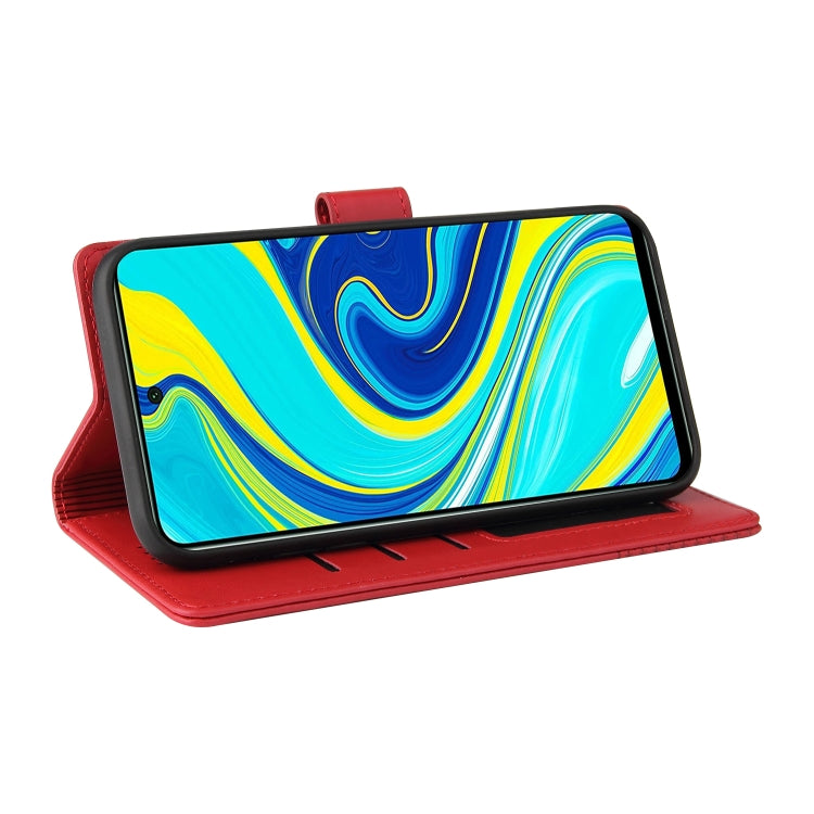 For Xiaomi Redmi Note 9 Pro GQUTROBE Skin Feel Magnetic Leather Phone Case