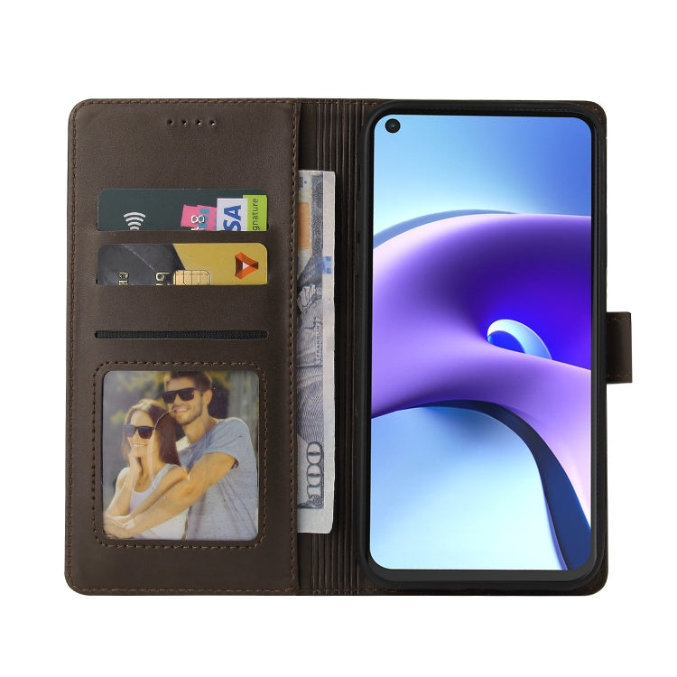 For Xiaomi Redmi Note 9T GQUTROBE Skin Feel Magnetic Leather Phone Case