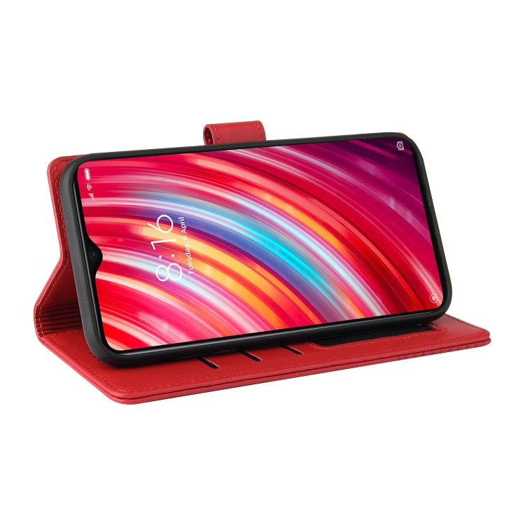 For Xiaomi Redmi Note 8 Pro GQUTROBE Skin Feel Magnetic Leather Phone Case