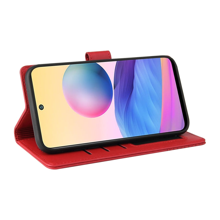 For Xiaomi Redmi Note 10 5G GQUTROBE Skin Feel Magnetic Leather Phone Case