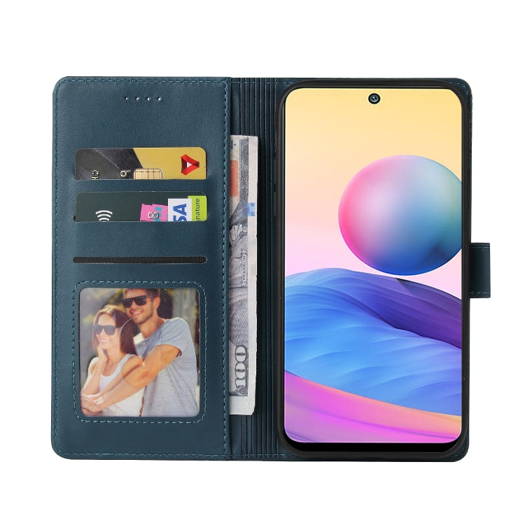For Xiaomi Redmi Note 10 5G GQUTROBE Skin Feel Magnetic Leather Phone Case