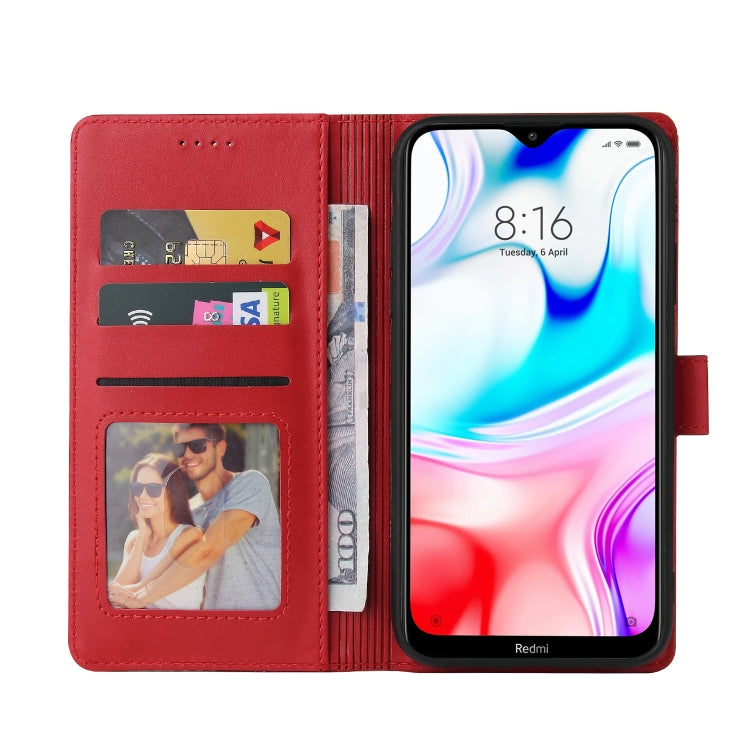 For Xiaomi Redmi 8 GQUTROBE Skin Feel Magnetic Leather Phone Case