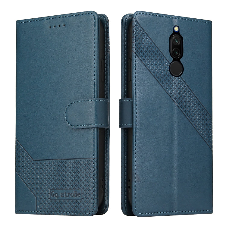 For Xiaomi Redmi 8 GQUTROBE Skin Feel Magnetic Leather Phone Case