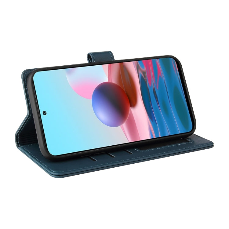 For Xiaomi Redmi Note 10 4G GQUTROBE Skin Feel Magnetic Leather Phone Case