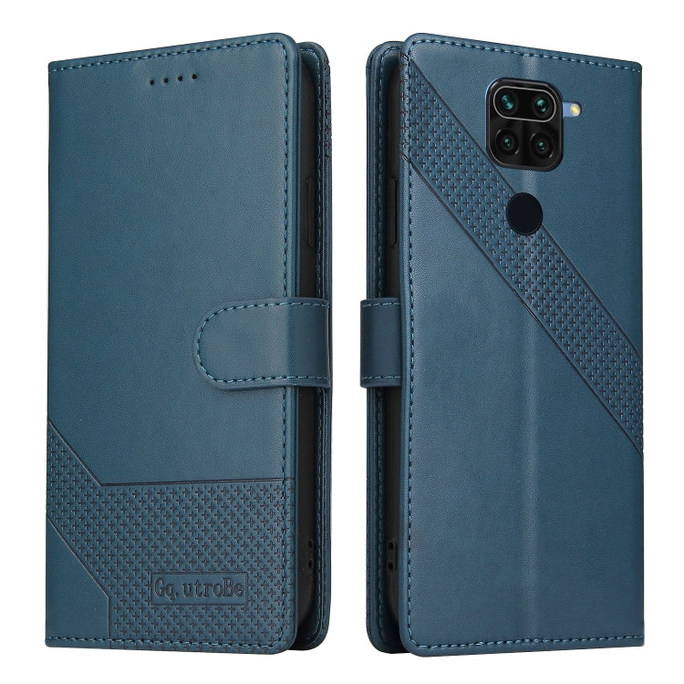 For Xiaomi Redmi Note 9 / 10X 4G GQUTROBE Skin Feel Magnetic Leather Phone Case